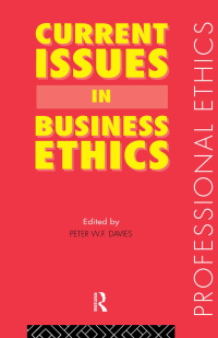 Cover image: Current Issues in Business Ethics 1st edition 9780415124508