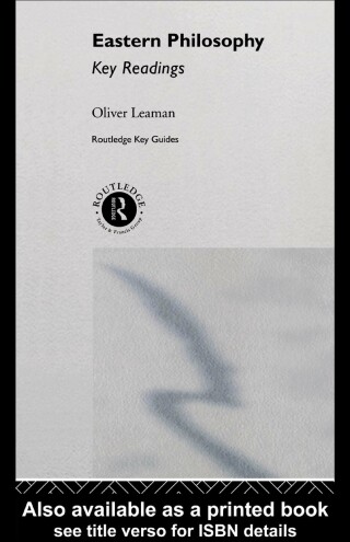 Cover image: Eastern Philosophy: Key Readings 1st edition 9781032032238