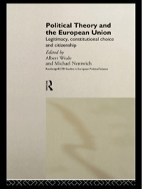 Imagen de portada: Political Theory and the European Union 1st edition 9781138978881
