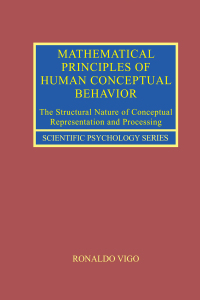 表紙画像: Mathematical Principles of Human Conceptual Behavior 1st edition 9781138286641