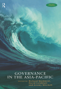 Imagen de portada: Governance in the Asia-Pacific 1st edition 9780415172769