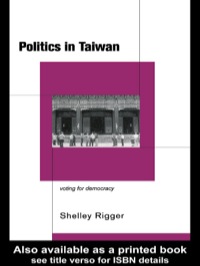 Cover image: Politics in Taiwan 1st edition 9780415172080