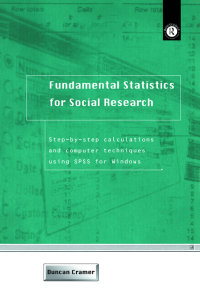 صورة الغلاف: Fundamental Statistics for Social Research 1st edition 9780415172035