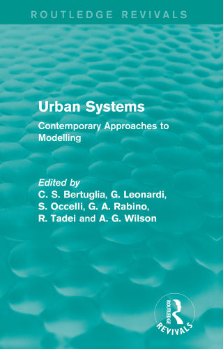 Imagen de portada: Urban Systems (Routledge Revivals) 1st edition 9780415714600