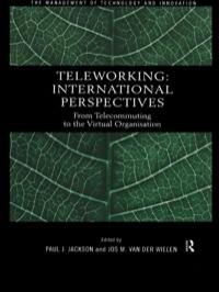 صورة الغلاف: Teleworking 1st edition 9780415171274