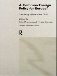 Imagen de portada: A Common Foreign Policy for Europe? 1st edition 9780415170727