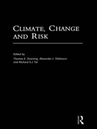 صورة الغلاف: Climate, Change and Risk 1st edition 9781138991415