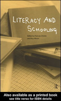 Cover image: Literacy and Schooling 1st edition 9780415170178