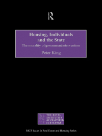 Cover image: Housing, Individuals and the State 1st edition 9780415170031