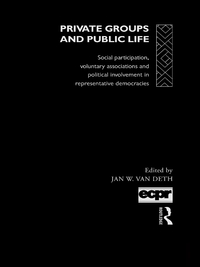 Imagen de portada: Private Groups and Public Life 1st edition 9780415169554
