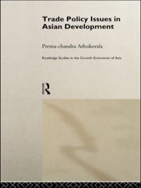 صورة الغلاف: Trade Policy Issues in Asian Development 1st edition 9780415169271