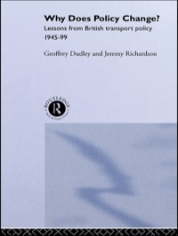 صورة الغلاف: Why Does Policy Change? 1st edition 9780415169189