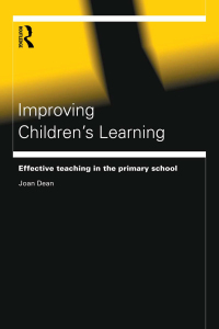 Cover image: Improving Children's Learning 1st edition 9780415168960