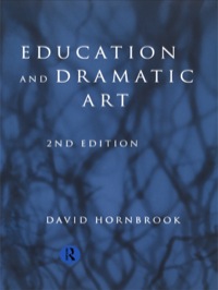 Cover image: Education and Dramatic Art 2nd edition 9780415168847
