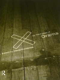 Cover image: On the Subject of Drama 1st edition 9780415168830