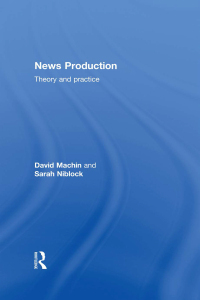 Cover image: News Production 1st edition 9780415371414