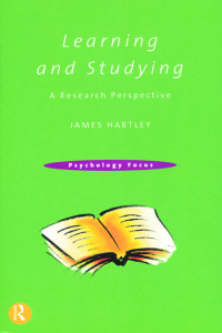 Cover image: Learning and Studying 1st edition 9780415168519