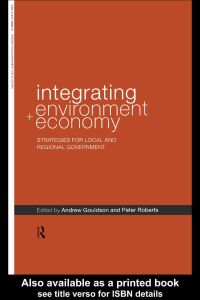 Cover image: Integrating Environment and Economy 1st edition 9780415168298