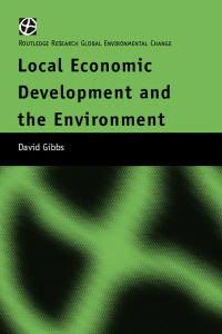 Cover image: Local Economic Development and the Environment 1st edition 9780415168250