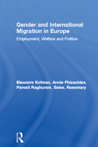 Cover image: Gender and International Migration in Europe 1st edition 9780415167307