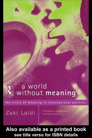 Titelbild: A World Without Meaning 1st edition 9780415167185
