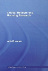 صورة الغلاف: Critical Realism and Housing Research 1st edition 9780415864657