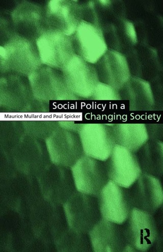 Cover image: Social Policy in a Changing Society 1st edition 9780415165402