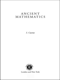 Cover image: Ancient Mathematics 1st edition 9780415164955