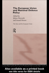 Cover image: The European Union and National Defence Policy 1st edition 9780415164856