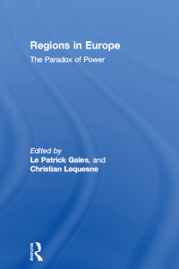 Omslagafbeelding: Regions in Europe 1st edition 9780415164825