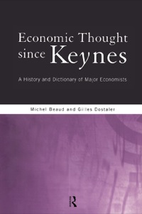 Omslagafbeelding: Economic Thought Since Keynes 1st edition 9780415164542