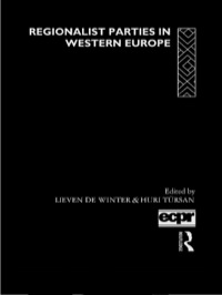 Cover image: Regionalist Parties in Western Europe 1st edition 9780415164375