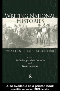 Omslagafbeelding: Writing National Histories 1st edition 9780415164276