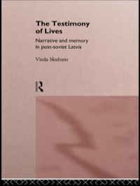 Cover image: The Testimony of Lives 1st edition 9780415162890