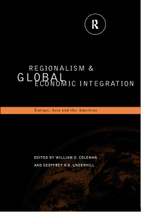 Cover image: Regionalism and Global Economic Integration 1st edition 9780415162470