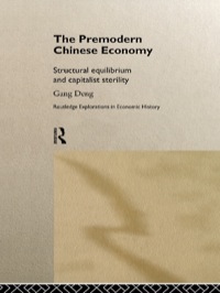 表紙画像: The Premodern Chinese Economy 1st edition 9780415162395