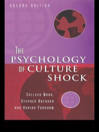 Imagen de portada: The Psychology of Culture Shock 1st edition 9780415162340