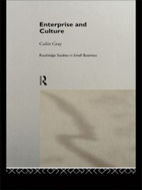 Imagen de portada: Enterprise and Culture 1st edition 9780415161855