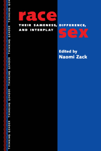 Cover image: Race/Sex 1st edition 9780415915892