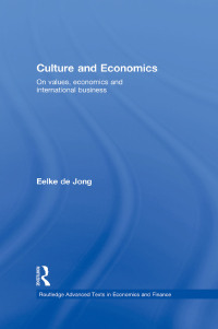 Imagen de portada: Culture and Economics 1st edition 9780415438612