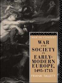 صورة الغلاف: War and Society in Early Modern Europe 1st edition 9780415160735
