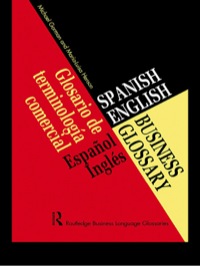 Titelbild: Spanish/English Business Glossary 1st edition 9780415160438