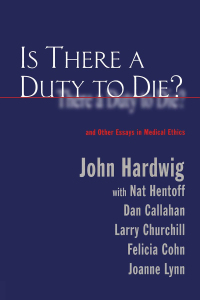 Omslagafbeelding: Is There a Duty to Die? 1st edition 9780415922425