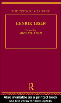 Cover image: Henrik Ibsen 1st edition 9780415159500