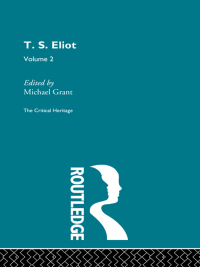 Titelbild: T.S. Eliot Volume 2 1st edition 9780415159487