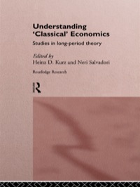 Cover image: Understanding 'Classical' Economics 1st edition 9780415757102