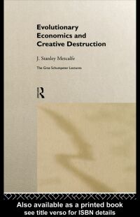 表紙画像: Evolutionary Economics and Creative Destruction 1st edition 9780415158688