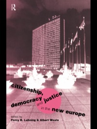 Titelbild: Citizenship, Democracy and Justice in the New Europe 1st edition 9780415158190