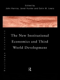 Cover image: The New Institutional Economics and Third World Development 1st edition 9780415118231