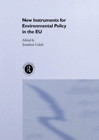Cover image: New Instruments for Environmental Policy in the EU 1st edition 9780415156967